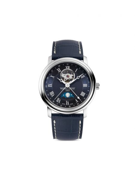 Kalp deseni otomatik izle Frederique Constant mavi