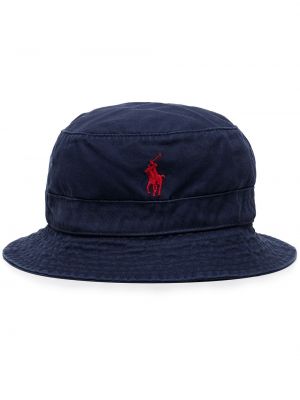 Trykt brodert bøttehatt Polo Ralph Lauren