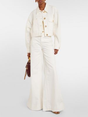 Укороченная куртка Zimmermann белая