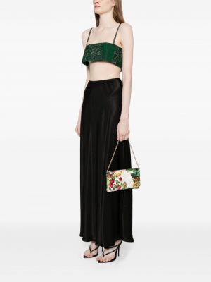 Gesteppte geblümte shopper handtasche mit print Dolce & Gabbana