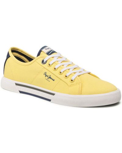 Chaussures de ville Pepe Jeans jaune