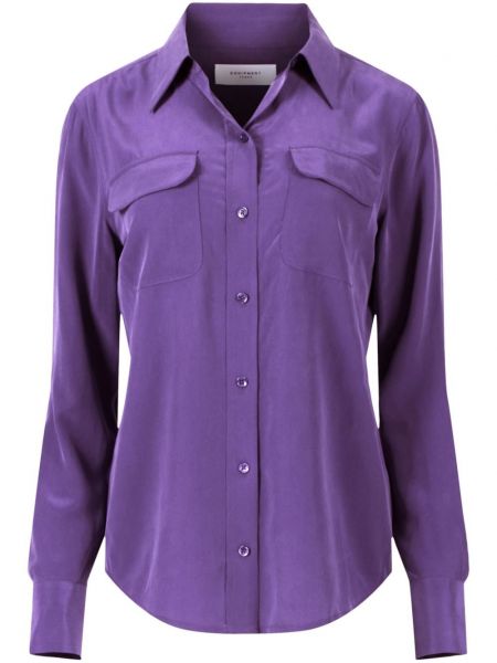 Zīda krekls Equipment violets