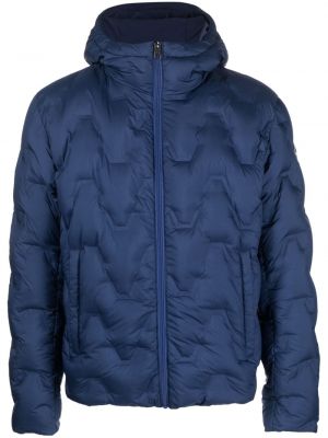 Oboustranná péřová bunda s kapucí Colmar modrá