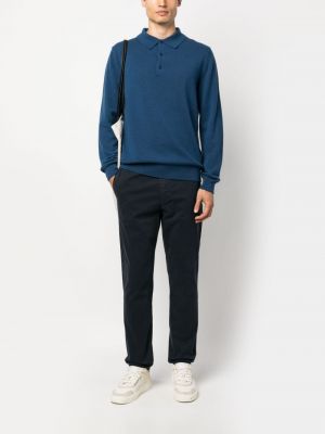 Pantalon chino en coton Woolrich bleu