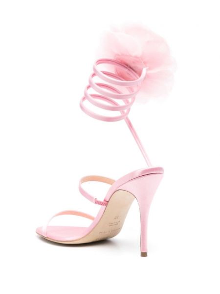 Satiinist sandaalid Magda Butrym roosa
