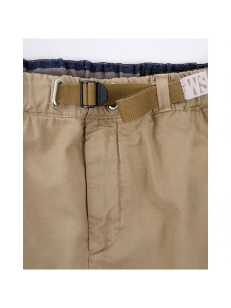 Pantalones cortos de algodón de espiga White Sand
