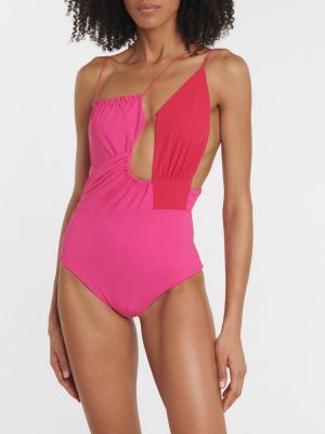 Asimetrični kupaći kostim Nensi Dojaka ružičasta