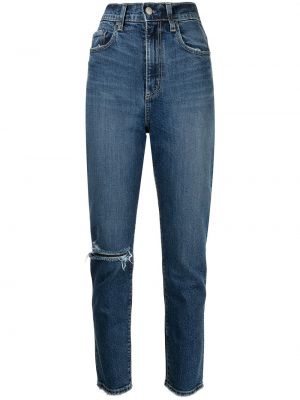 Nødlidende skinny jeans Nobody Denim blå