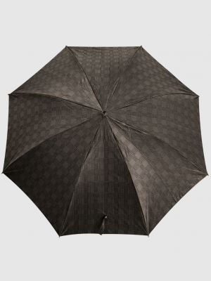 Серый кожаный зонт Pasotti