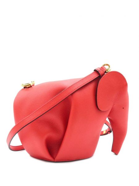 Δερμάτινη μίνι τσάντα Loewe Pre-owned κόκκινο