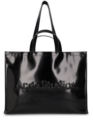 Шопинг чанта Acne Studios черно