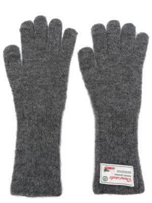 Pletené rukavice Dunst šedé