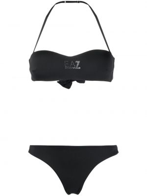 Trykt bikini Ea7 Emporio Armani svart