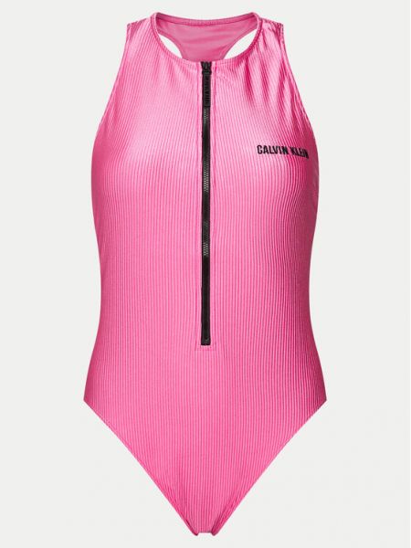 Цял бански Calvin Klein Swimwear розово