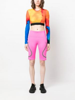 Kolarki Adidas By Stella Mccartney różowe