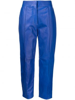 Pantalon taille haute Maison Ullens bleu