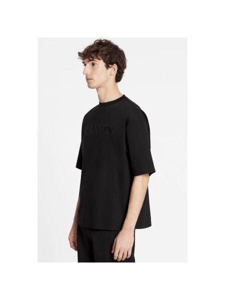 Camiseta oversized Lanvin negro