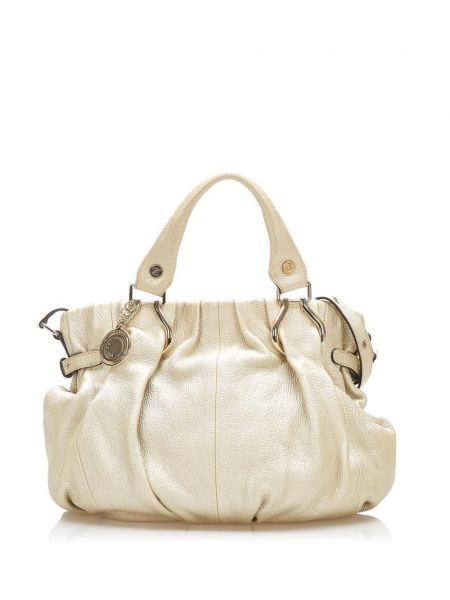 Kožená taška Céline Pre-owned bílá