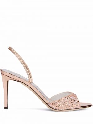 Slingback sandaler med remmar Giuseppe Zanotti rosa