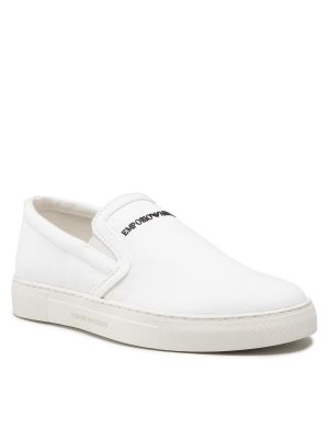 Ниски обувки Emporio Armani бяло