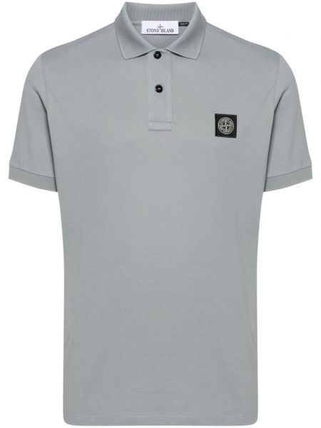 Polo yaka tişört Stone Island gri