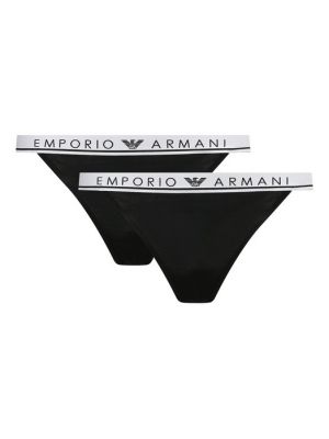 Стринги Emporio Armani серые