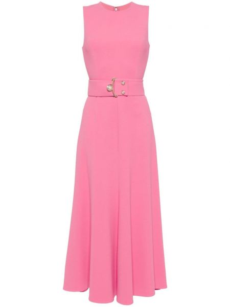 Silkki suora mekko Elie Saab pinkki