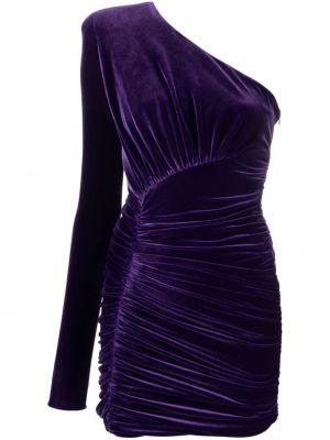 Robe de soirée asymétrique Alexandre Vauthier violet