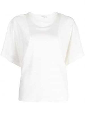 T-krekls ar apaļu kakla izgriezumu Goodious balts