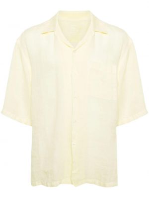 Lininė marškiniai 120% Lino geltona