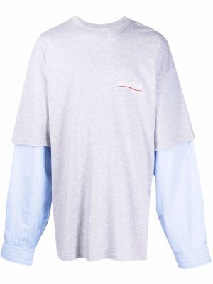 T-shirt oversize Balenciaga gris