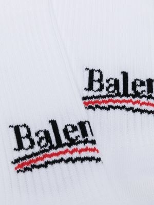 Ponožky s potiskem Balenciaga bílé