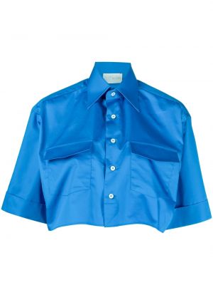 Риза Woera синьо