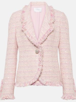 Tweed jacke Giambattista Valli pink