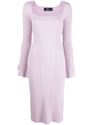 Плетена рокля Blumarine виолетово