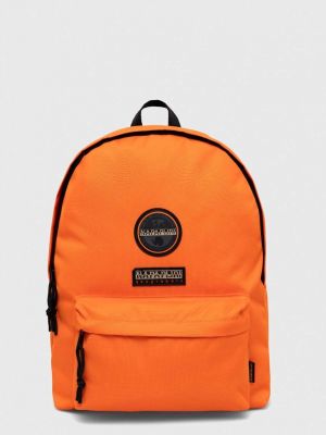 Oranžový batoh s aplikacemi Napapijri