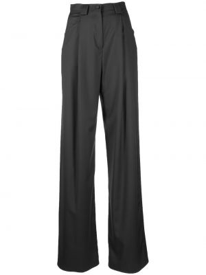 Pantaloni plisate Manuri negru