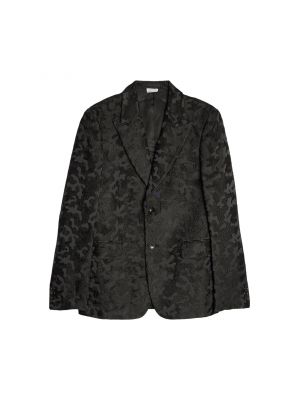 Жаккардовая куртка Comme Des Garçons черная