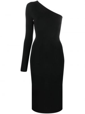 Abito midi Victoria Beckham nero