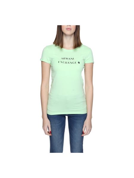 Koszulka Armani Exchange zielona