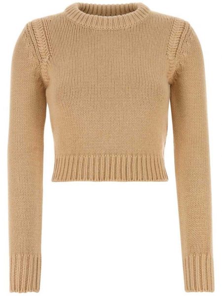 Kort sweater Chloe brun