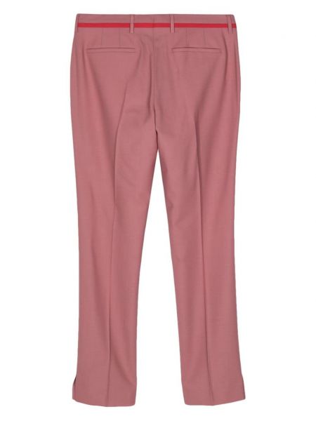 Vlněné kalhoty Paul Smith růžové