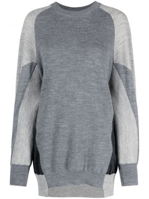 Oversize пуловер Stella Mccartney сиво