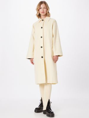 Παλτό Monki κίτρινο