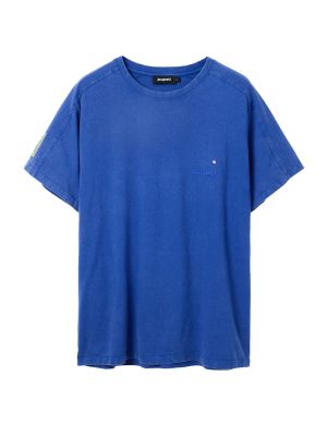 Marškinėliai Desigual mėlyna