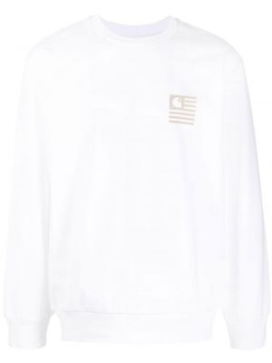 Trykt sweatshirt Carhartt Wip hvit