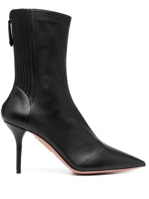 Bottes en cuir Aquazzura noir