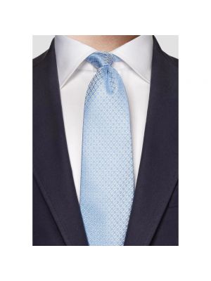 Krawat Eton niebieski