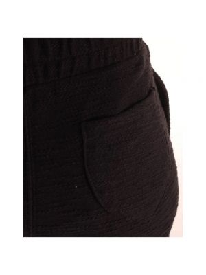 Pantalones de chándal de algodón Kendall + Kylie negro