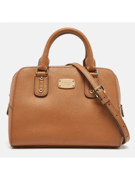 Bolso satchel de cuero Michael Kors Pre-owned marrón